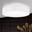 Plafoniera moderna abajur textil alb 4xE27/41W, Ufo DL 7-427/4 Weiss Orion