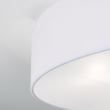 Plafoniera moderna abajur textil alb 4xE27/41W, Ufo DL 7-427/4 Weiss Orion