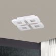 Plafoniera moderna alba LED 38W/2300lm/3000K, Venti DL 7-655/4 Weiss Orion
