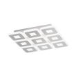 Plafoniera moderna alba LED 48W/2750lm/3000K, Venti DL 7-655/9 Weiss Orion