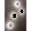 Aplica exterior neagra abajur sticla IP65 LED 12W/1000lm/3000K Discus 90065 Redo