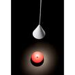 Lustra moderna alba abajur conic LED 7W/720lm/3000K, Eiko 01-1750 Redo