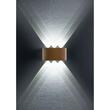 Aplica exterior IP54 maro il. direct+indirect LED 6W/615lm/3000K, Fabo 90227 Redo