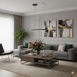Lustră LED modernă neagră 40W/2700/3000/4000K Orion 01-3893 Redo