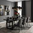 Candelabru modern alama cristale abajururi textile 9xE27/60W Egida 1797 Jupiter