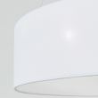 Lustra moderna abajur textil alb 3xE27/40W, Ufo HL 6-1632/3 Weiss Orion