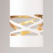 Lustra moderna alba 1xE27/60W, Trance HL 6-1656/1 Weiss-Gold Orion