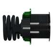 Unitate de birou XS cu priza standard german, antracit, montaj incastrat UNICA SYSTEM+ Schneider Electric, INS44001