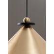 Lustra moderna conica finisaj bronz periat 1xE27/42W, Kalimba 01-1545 Redo