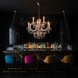 Candelabru clasic cristal Aur 24k 9xE14/40W, Maria Theresia-A LU 2211/6+3 MT Gold Orion