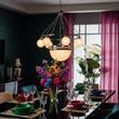 Candelabru modern nichelat 7xE14/40W+3xE27/60W, Alt Wien LU 1713/7+1 Nickel Orion