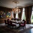 Candelabru clasic cristal Aur 24k 9xE14/40W, Maria Theresia-A LU 2211/6+3 MT Gold Orion