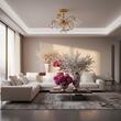 Candelabru modern alama Aur 24k 5xG9/40W, La Boheme LU 2392/4+1 Gold Orion