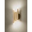Aplică moderna aurie tripla LED 24W/2592lm/3000K, Madison 01-2036 Redo