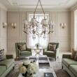 Candelabru modern antichizat 8xE14/40W, Miramare LU 2406/8 Oval Silber Gold Orion
