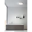 Plafoniera baie IP44 abajur sticla LED 18W/2016lm/3000K, Naji 01-1454 Redo