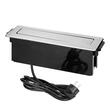 Priza încastrabilă birou 2P+E tip Schuko 2xUSB, OR-GM-9014(GS)/B-G Orno