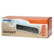 Priza încastrabilă birou 2P+E tip Schuko 2xUSB, OR-GM-9014(GS)/B-G Orno
