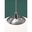 Lustra moderna alba abajur sticla 1xE27/42W, D30, Ola 01-1065 Redo