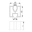 Sina PV aluminiu h40, 2.2m  Baks, PAL40H40/2,2