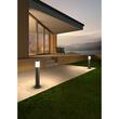 Stalp exterior negru IP44 1xE27/28W, Pencil 90240 Redo