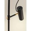 Lampadar modern negru orientabil 1xGU10/40W, Pivot 01-2371 Redo