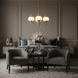 Candelabru clasic alama 4xE27/60W, Nostalgie LU 1319/4 MS/Champ Orion