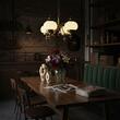 Candelabru clasic alama patinata 4xE27/60W, Nostalgie LU 1319/4 Patina/Champ Orion