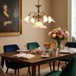 Candelabru clasic 4xE14/40W+1xE27/60W, Tosca LU 1617/4+1 Altpatina Orion