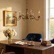 Candelabru clasic alama patinata 8xE14/40W, Stilluster LU 1285/8 Patina Orion