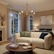 Candelabru modern cristal alama Aur 24k 5xE14/40W, Alessia LU 1658/5 Gold Orion