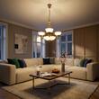 Candelabru clasic Rocca 6xE27/60W, LU 1689/3+3 BRONZE Orion