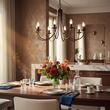 Candelabru florentin 8xE14/40W, Giovanni LU 1632/8 Antik Orion