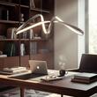 Lustra moderna argintie LED 36W/1800lm/3000K, Circus HL 6-1663 Satin Orion