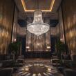 Candelabru clasic cristal alama crom 21xE27/60W, Ambassador LU 2239/21/90 Chrom Orion