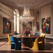 Candelabru clasic cristal alama crom 21xE27/60W, Ambassador LU 2239/21/90 Chrom Orion