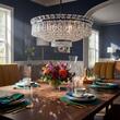 Candelabru clasic cristal alama crom 15xE14/40W, Ambassador LU 2239/15/60 Chrom Orion