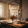 Lustra Vanesia aurie cu cristale, dimmabila in 3 pasi, LED 60W/7200lm, 3000K/4000K/6000K, CRI90, IVA PR S+M 11, Incanti