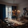 Candelabru Elisir alama, modern, decorat cu cristale, 12xE14/28W, IES C12 23 50, Incanti