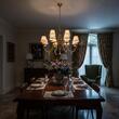 Candelabru Elizee modern bronz, abajururi textile ivoar, 12xE14/28W, IEL C12 23 02, Incanti