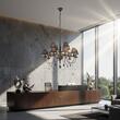 Candelabru Elizee modern negru, abajururi textile negre, 12xE14/28W, IEL C12 22 06, Incanti