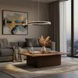 Lustra moderna MONARCH SU LED 53W CCT BK IMO PL 22 50, Incanti