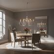 Candelabru Circe modern alb, 8 brate, 8xE27/42W, ICI C8 01, Incanti