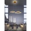 Lustra moderna aurie dimmabila LED 110W/12550lm/3000K, Sigua 01-2612 Redo