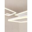 Lustra moderna alba dimmabila LED 137W/15470lm/3000K, Sigua 01-2614 Redo