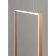Lustra/lampadar moderna aurie LED 37W/3726lm/3000K, Slick 01-2135 Redo