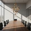 Candelabru clasic alama Aur 24k 13xE27/60W, Budapest LU 1440/8+4+1 Gold Orion