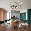 Lustra moderna futurista LED 108W/7560lm/3000K, Blossom LU 1733/36 Antik Orion