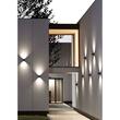 Aplica exterior gri dispersor sticla IP65 LED 12W/1332lm/3000K, Teko 90101 Redo