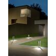 Stalp exterior gri, dispersor din sticla, control TUYA, IP54, LED 10W/1105lm/3000K-6000K, Tower 90052, Redo